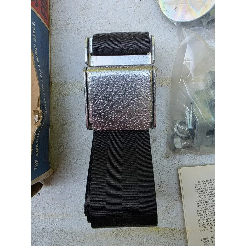 1971 2 Count vintage car/truck safety seat belt Superior Industries New